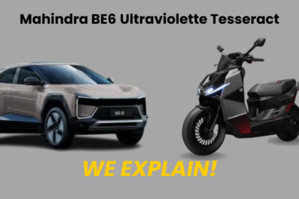 Mahindra BE6 Ultraviolette Tesseract