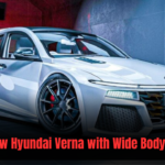 New Hyundai Verna with Wide Bodykit