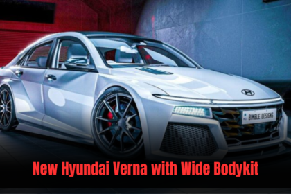 New Hyundai Verna with Wide Bodykit